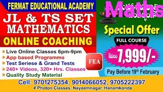 IIT JAM LA-2 ||AP JL|AP UNIVERSITY ASSISTANT PROFESSOR|TS SET-23 & AP SET|| CSIR/GATE  MATHEMATICS|