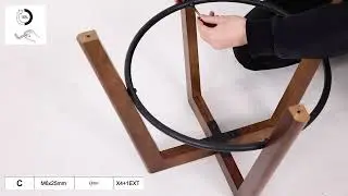 Carwani counter stool assembly guide