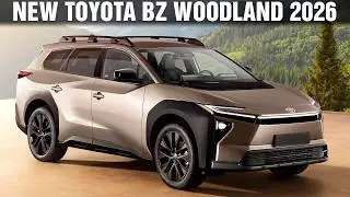 2026 New Toyota BZ Woodland - All-electric off-road crossover!