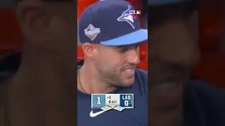 The Blue Jays went back-to-back on THREE pitches to start Game 5 🔥 #BlueJays #Dodgers