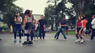 Savoy Rollers performing the 