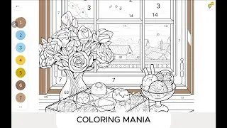coloring chocolate boxes and sweets on the table near the window #relaxing #art
