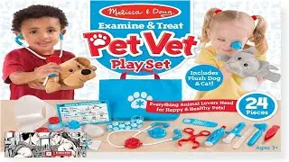 Melissa & Doug Examine and Treat Pet Vet Play Set (24 pcs) Review