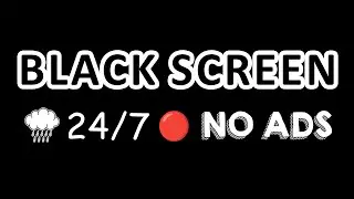🔴 Beat Insomnia Instantly to Sleep Well with Instantly Rain and Thunder Sounds | BLACK SCREEN