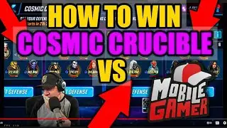 WIN VS MOBILEGAMER COPY CATS | COSMIC CRUCIBLE TATICS | WEEK 1 | MSF | MARVEL STRIKE FORCE