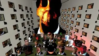 Obunga Family Nextbots Vs Me in Backrooms Hotel Gmod !!!