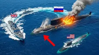 Российская &laquo;подводная лодка-призрак&raquo; спровоцировала Великобританию &ndash; затем ВМС США предприняли не...