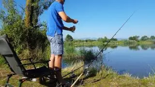 Pescuit pe râul Olt la feeder!