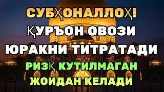 ВОЙ! ҚУРЪОН ОЯТЛАРИ ҚАЛБГА ТИНЧЛИК, ҲАЁТГА БАРАКА!