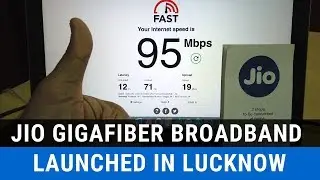 Jio GigaFiber Broadband Launch in Lucknow | luckyynow