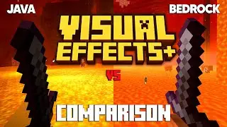 VISUAL EFFECTS+ Java vs Bedrock COMPARISON (resource pack)