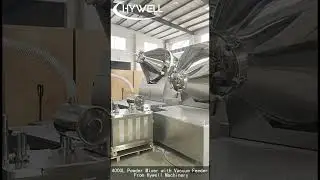 4000L Industrial Powder Mixer System | Vacuum Feeding & Fully Enclosed Dust-Free Mixing
