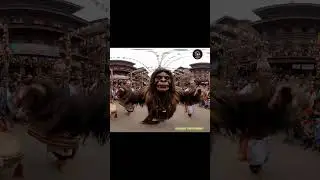 🔥Lakhey Yeti Dhamaka in Kathmandu👹लाखे नाच🎭Lakhey Dance in Nepal🛕Yeti Lakhey Festival🎇Lakhe Naach✨AI