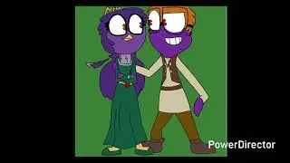 Gale and Dave as Fiona and Shrek