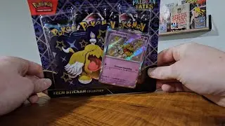 Pokémon Paldean Fates Sticker Collection Opening & 151 Master Set Progress