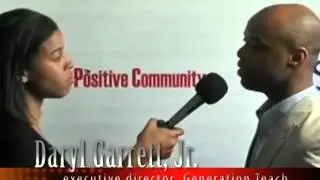 Daryl Garrett, Jr. of Generation Teach at The Positive Community''s NLRS Education Roundtable