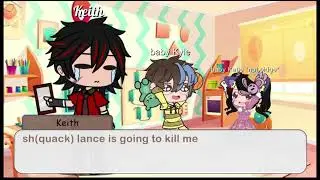 B!tch lance and Keith children fighting kinda Klance Voltron meme/trend #lancemcclain #keithkogane