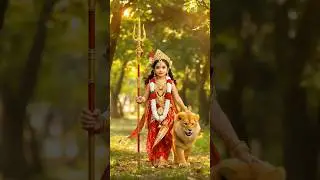 Smiling mind...😍 #maadurga #ai #bhakti #shorts