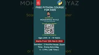 Free Python Course for Kids 