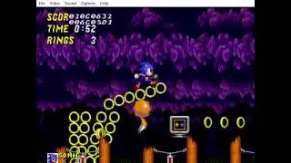 Sonic 2 Mystic Cave Zone: unused weird rotating ring-platform object