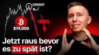 BITCOIN CRASH: Wie weit kann der Kurs noch fallen? + Live Trading --- 🔴