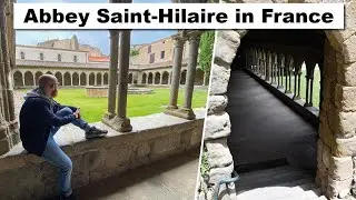 Abbey Saint-Hilaire on a rainy day in South of France - Hair Buddha travels