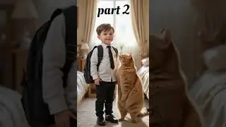 #cat #cute | catlover| cat story part 2 | Funny @kidsFun 2025