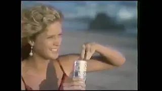 Rachel Hunter in 1992 Keystone Beer Ad