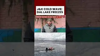 Kashmir Shivers in Severe Cold Wave as Temperatures Plunge, Dal Lake Freezes Over