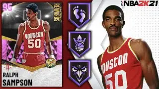 PINK DIAMOND RALPH SAMPSON GAMEPLAY! IS HE WORTH GRINDING FOR IN LIMITED IN NBA 2K21 MyTEAM?