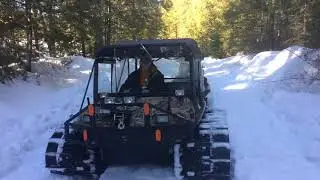 Argo Vanguard 2 with snow tracks