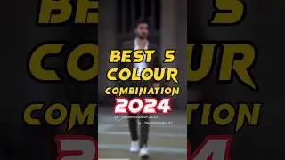 Day 55/90, 😍😍 5 Best Colour Combinations for Men's Clothing 2024 | Men Fashion Style Tips | Hindi
