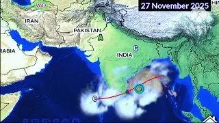 11 November To 5 December 2025 Next 25 Days Weather Forecast System Map South Asia. 