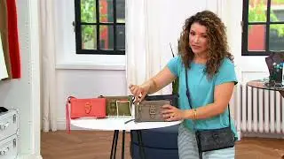Aimee Kestenberg Crossbody with Wallet- Around the World on QVC