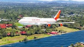 dangerous landing of planes over the sea Eps.00897