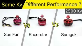 2500 KV Brushless motor thrust test | सबसे अच्छी मोटर कैसी है | Brushless motor comparison