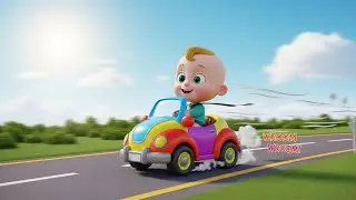 Baby On A Wroom Car 🚗💨 | Learn Vehicles & Fun for Kids | Preschool Adventure