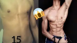 MI TRANSFORMACI&Oacute;N EN 2 A&Ntilde;OS GIMNASIO Y CALISTENIA/ 15-17