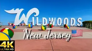 Wildwood New Jersey 🇺🇸 Boardwalk and Morey&rsquo;s Piers Virtual Tour