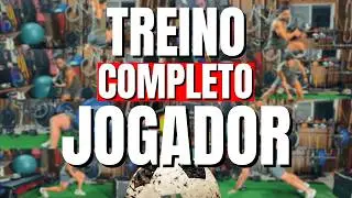 Como Treina um Jogador de Futebol na Academia (Treino Real de Atleta Profissional)