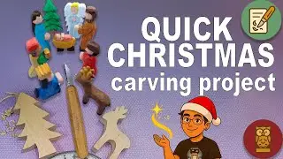 Christmas Woodcarving Magic &ndash; The Nativity Set Comes to Life