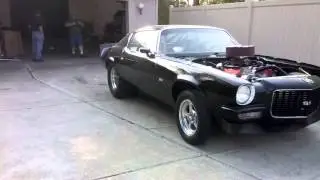 1970 Camaro Pro Street with Moroso Spiral Flow Mufflers