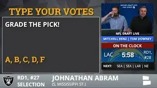 Oakland Raiders Select S Johnathan Abram From Mississippi St. With Pick #27 In The 2019 NFL Draft