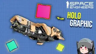 Color-Changing Holographic Ship Lights Without Script, Space Engineers