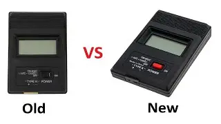TM-902C K Type Thermometer old vs new, disassembly