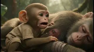 Poor Monkey Wants to Save His Mother But 😭 | Heart Touching Short Film