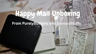 Happy Mail ft @purelybudgets and @snoopystuffs