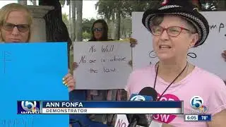 Protests against President's national emergency