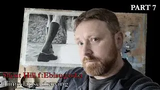 🫨🪭Silent Hill f: Ebisugaoka PART 7 - A3 Graphite Time-lapse Drawing Process ✏️