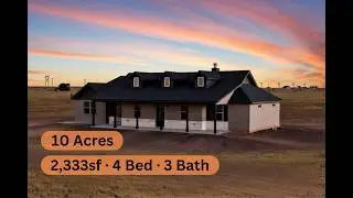 New Construction Home on 10 Acres in Amarillo TX | Property Tour